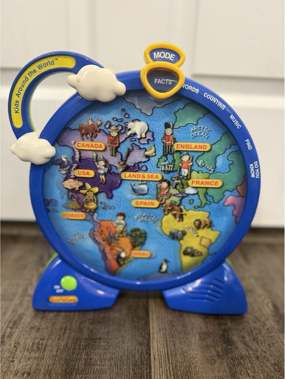 See 'n Say Kids Around the World 2 Sided 3D Learn & Play Educational Toy WORKS!
